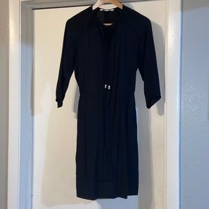 Diane von Furstenberg black dress